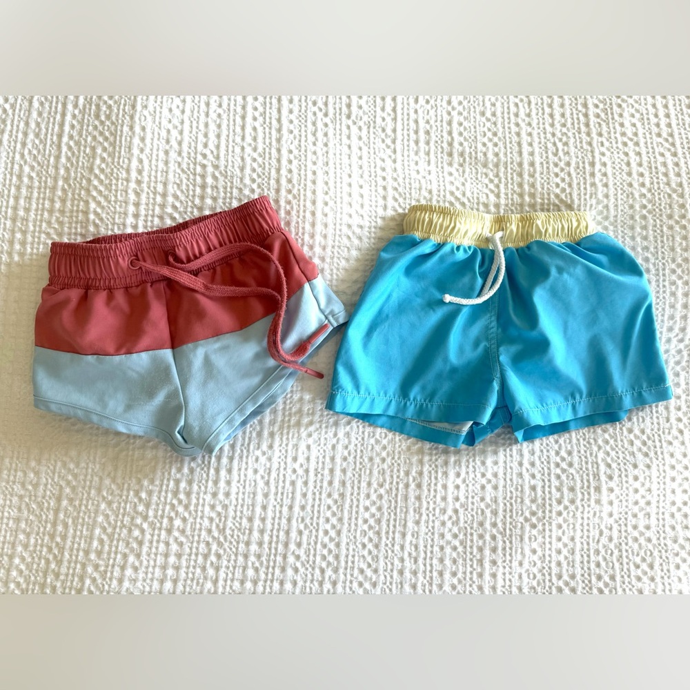 Minnow & Sal + Pimenta swim trunks bundle